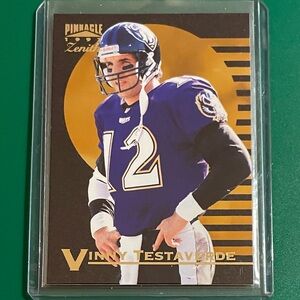 Vinney Testaverde #58 1997 Pinnacle Football Trading Card